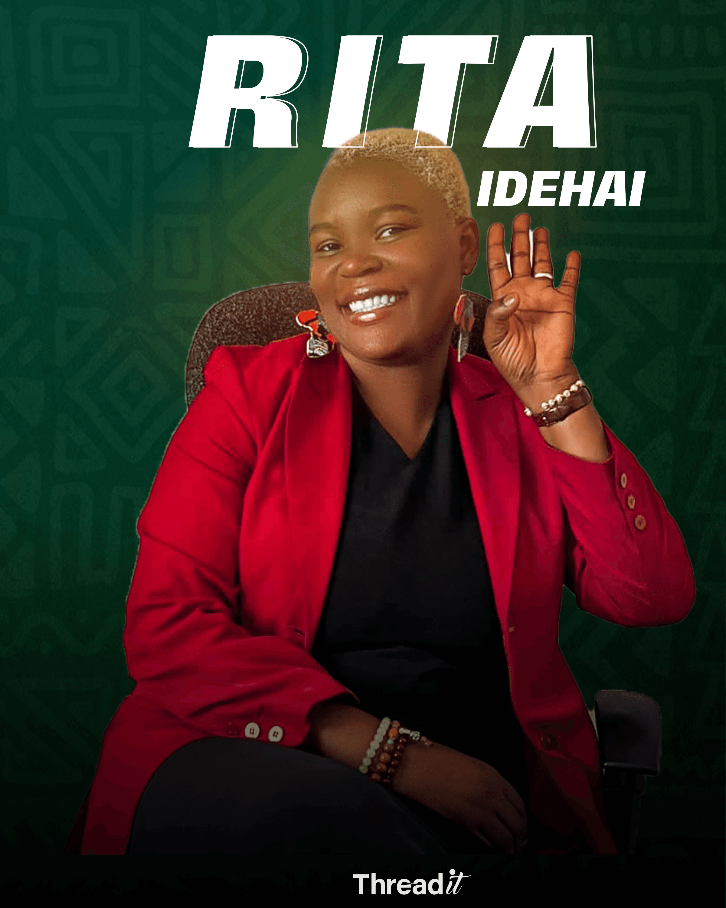 “Passion keeps you grounded, knowing that you have to start small and keep going. Resilience keeps you going even when you shut down.”__ Rita Idehai.